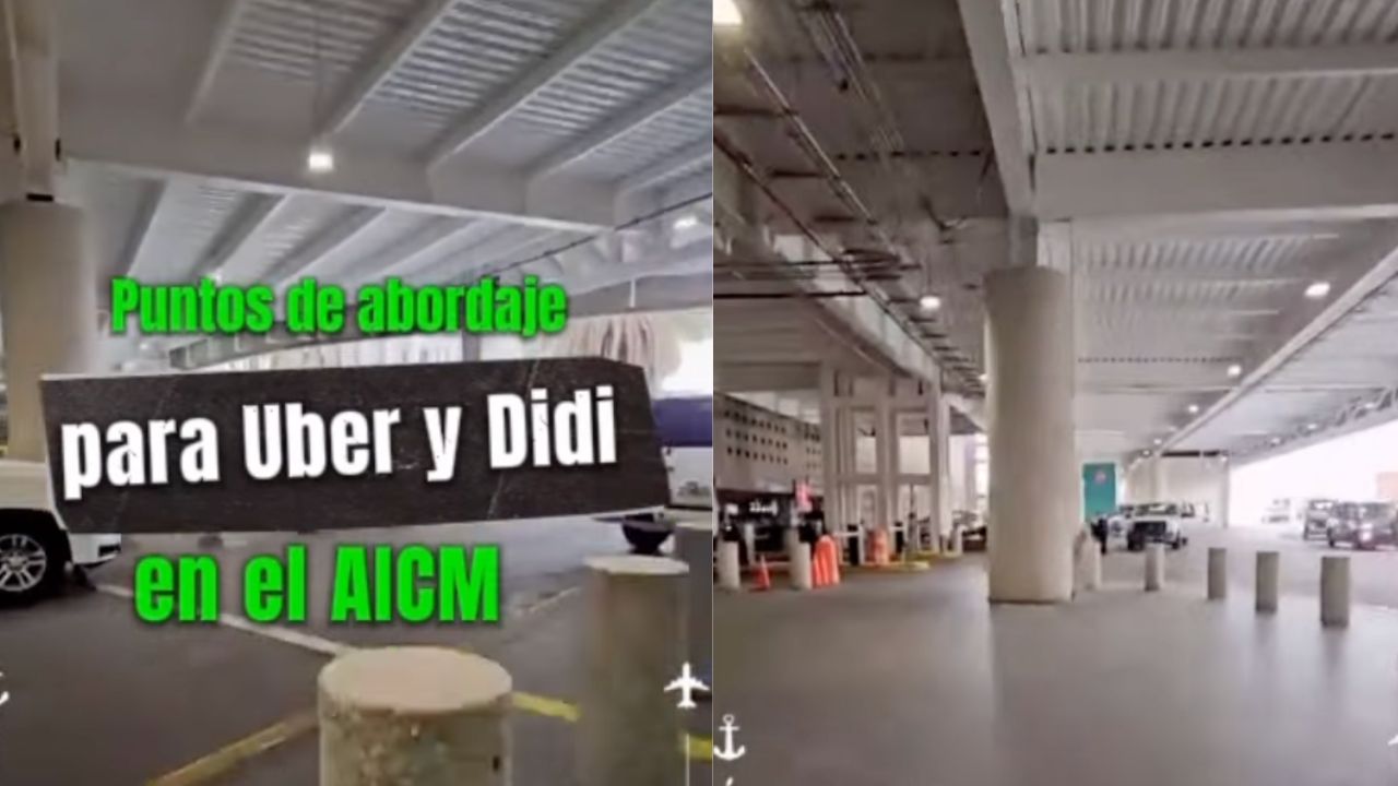 Nuevos puntos de abordaje para taxis de aplicación en el AICM generan molestia a usuarios