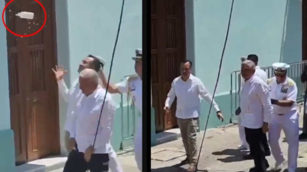 No habrá castigo para quien arrojó botella contra AMLO en Veracruz