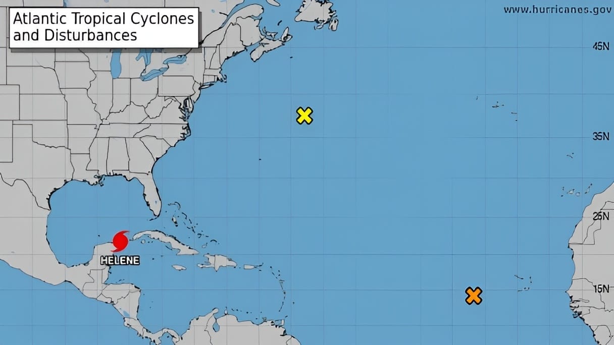 PASA ‘HELENE’ A HURACÁN CATEGORÍA 2; SEGUIRÁN LLUVIAS EN QR