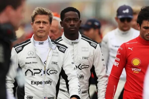 BRAD PITT DESLUMBRA EN EL GRAN PREMIO DE MÉXICO CON RODAJE PARA LA PELÍCULA F1