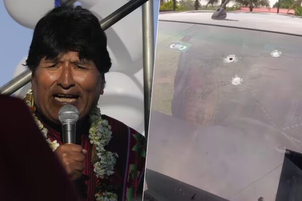 EVO MORALES SALE ILESO DE ATENTADO; FUE ATACADO CON 14 DISPAROS