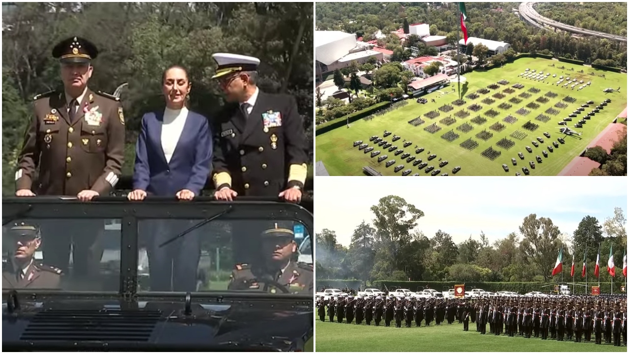 Fuerzas Armadas arropan a Sheinbaum: Un honor servir a una Comandanta Suprema