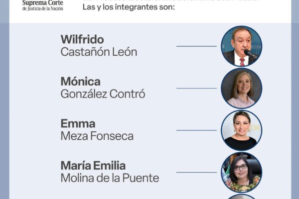 SELECCIONAN COMITÉ PARA REFORMA JUDICIAL EN MÉXICO