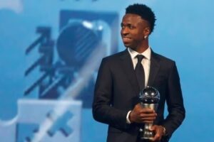 VINÍCIUS JÚNIOR LOGRA HISTÓRICO RECONOCIMIENTO EN LOS PREMIOS THE BEST 2024