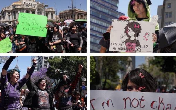 RESURGEN LOS EMOS EN CDMX; 17 AÑOS DESPUÉS DEL ENFRENTAMIENTO EN LA GLORIETA