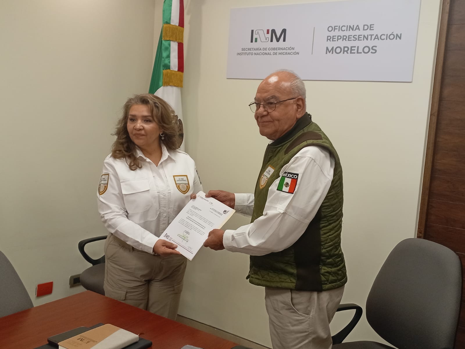 NELLY CAMPOS QUIROZ ASUME LA TITULARIDAD DEL INM EN CUERNAVACA, MORELOS