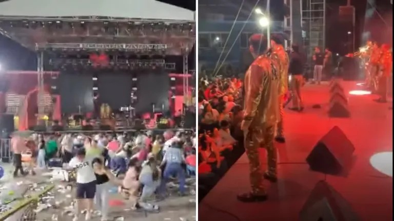 CARNAVAL DE TENOSIQUE TERMINA EN PÁNICO TRAS DISPAROS EN EL CONCIERTO DE LA ARROLLADORA BANDA EL LIMÓN