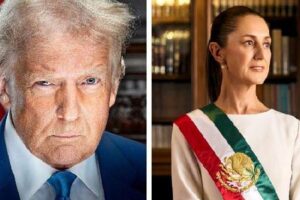 TRUMP ELOGIA A SHEINBAUM Y EXIME TEMPORALMENTE A MÉXICO DE ARANCELES DEL T-MEC