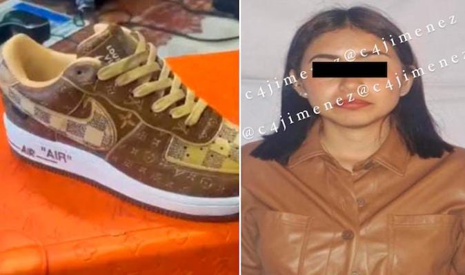 DETIENEN A JOVEN POR ROBO DE TENIS NIKE X LOUIS VUITTON VALUADOS EN MÁS DE 1 MILLÓN DE PESOS
