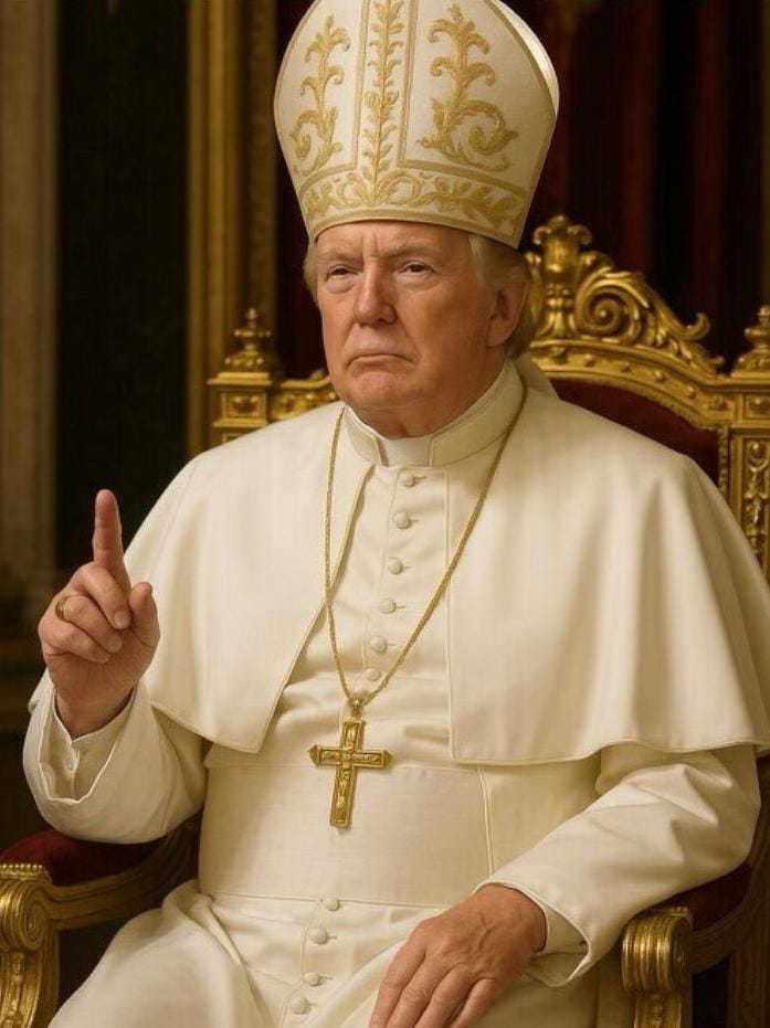 LOS CATÓLICOS AMARON MI IMAGEN COMO PAPA: TRUMP