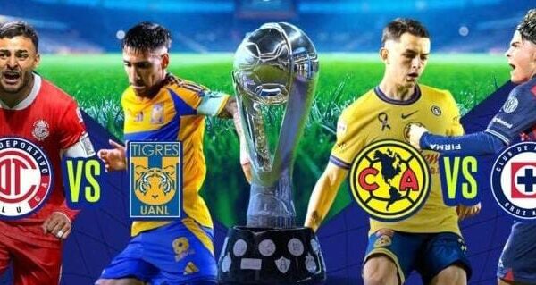 AMÉRICA VS CRUZ AZUL Y TOLUCA VS TIGRES, LAS SEMIS