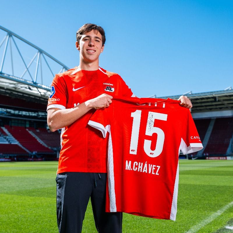 MATEO CHÁVEZ DA EL SALTO A EUROPA; SE UNE AL AZ ALKMAAR POR CINCO AÑOS