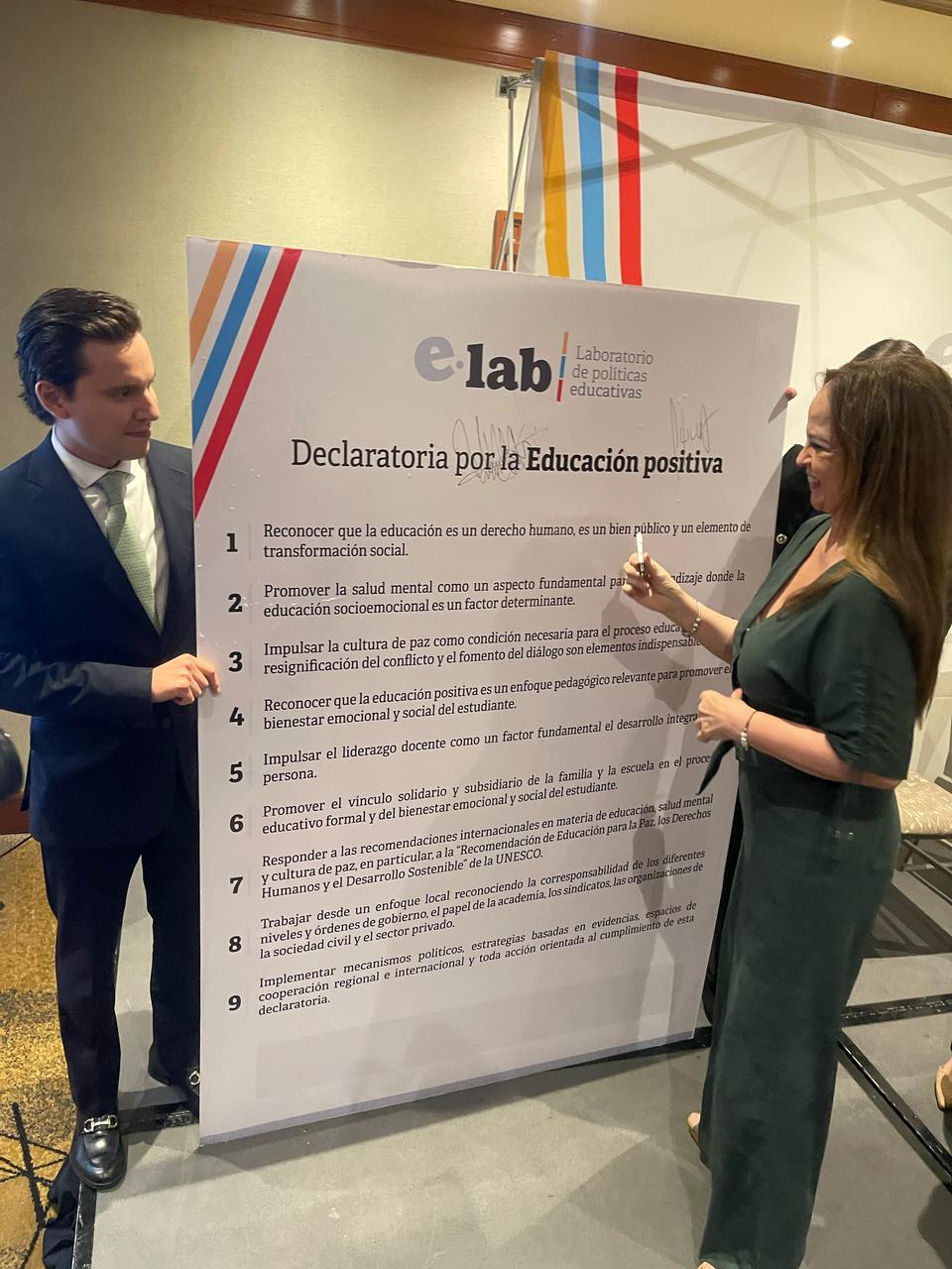 LA FIRMA DE LA DECLARATORIA POR LA EDUCACIÓN POSITIVA CONGREGA A ESTADOS, MUNICIPIOS Y SIPINNA EN UN FRENTE COMÚN POR EL BIENESTAR ESTUDIANTIL