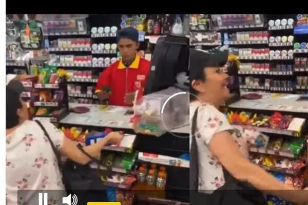 LADY RECARGAS ATACA A CAJERO DEL OXXO TRAS NEGARLE ALCOHOL EN JALISCO