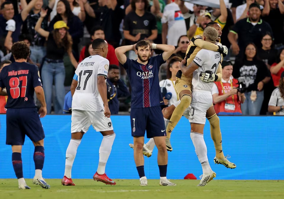 BOTAFOGO SORPRENDE AL MUNDO: VENCIÓ 1-0 AL PSG EN EL MUNDIAL DE CLUBES