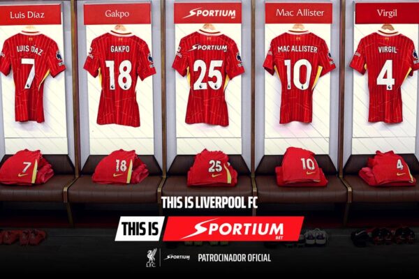 SPORTIUMBET MÉXICO, NUEVO PATROCINADOR DEL CAMPEÓN LIVERPOOL