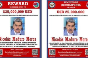 LA DEA OFRECE RECOMPENSA DE 25 MILLONES DE DÓLARES POR MADURO