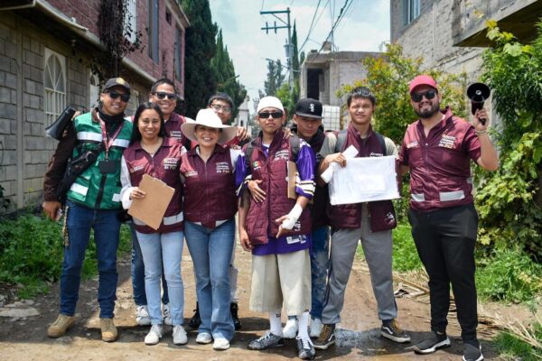 SEMBRADORES DE PAZ RECORREN CALLES DE TEXCOCO PARA FORTALECER EL TEJIDO SOCIAL