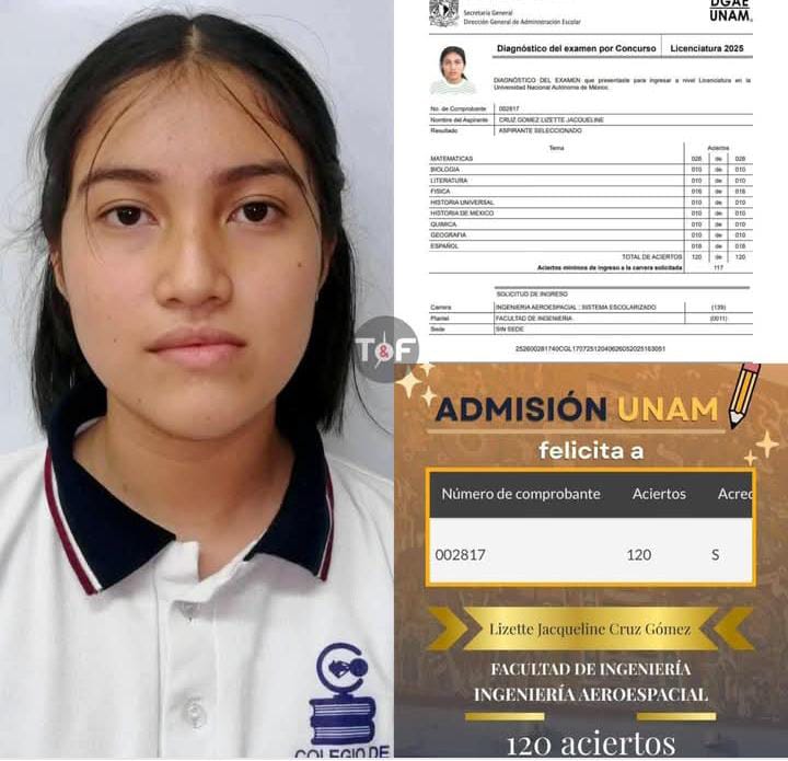 EXCELENCIA TOTAL: CHIAPANECA BRILLA EN LA UNAM