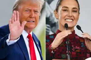 SHEINBAUM Y TRUMP CONGELAN NUEVOS ARANCELES POR 90  DÍAS