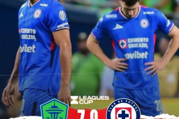 SOUNDERS HUMILLA A CRUZ AZUL 7-0 EN LEAGUES CUP