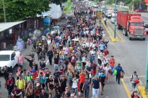 Una nueva caravana migrante partió de Tapachula rumbo al norte… pero con nuevos destinos