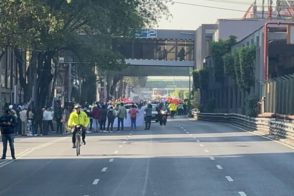 Varias marchas y bloqueos alteraron la movilidad en la CDMX el 6 de agosto
