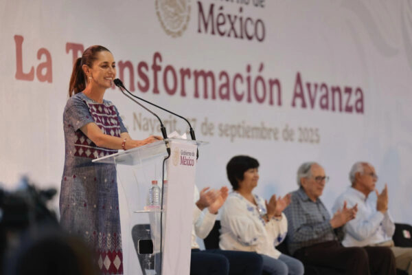 Sheinbaum cierra gira en Nayarit con mensaje de fuerza social
