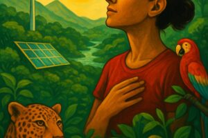 Claudia Sheinbaum y la Selva Maya: un futuro solarpunk en construcción