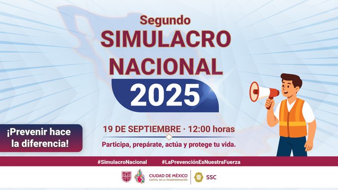 Simulacro 19-S: a qué hora sonará y cómo se oirá la alerta sísmica en tu celular