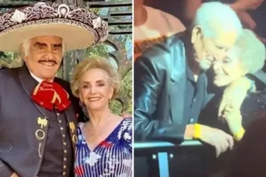 ¿Nuevo galán? Doña Cuquita viuda de Vicente Fernández se deja ver en el concierto de ‘El Potrillo’