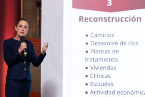 Sheinbaum anuncia 10 mil MDP para apoyar a familias damnificadas