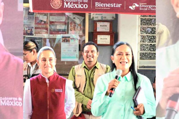 Claudia Sheinbaum visita Veracruz y refrenda apoyo total a familias afectadas por lluvias