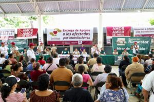 Delegado de Bienestar Iván Hernández Díaz destaca la solidaridad y el compromiso del Gobierno de México ante desastres naturales