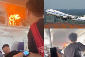 Pánico en las alturas: explota batería de litio en vuelo de Air China