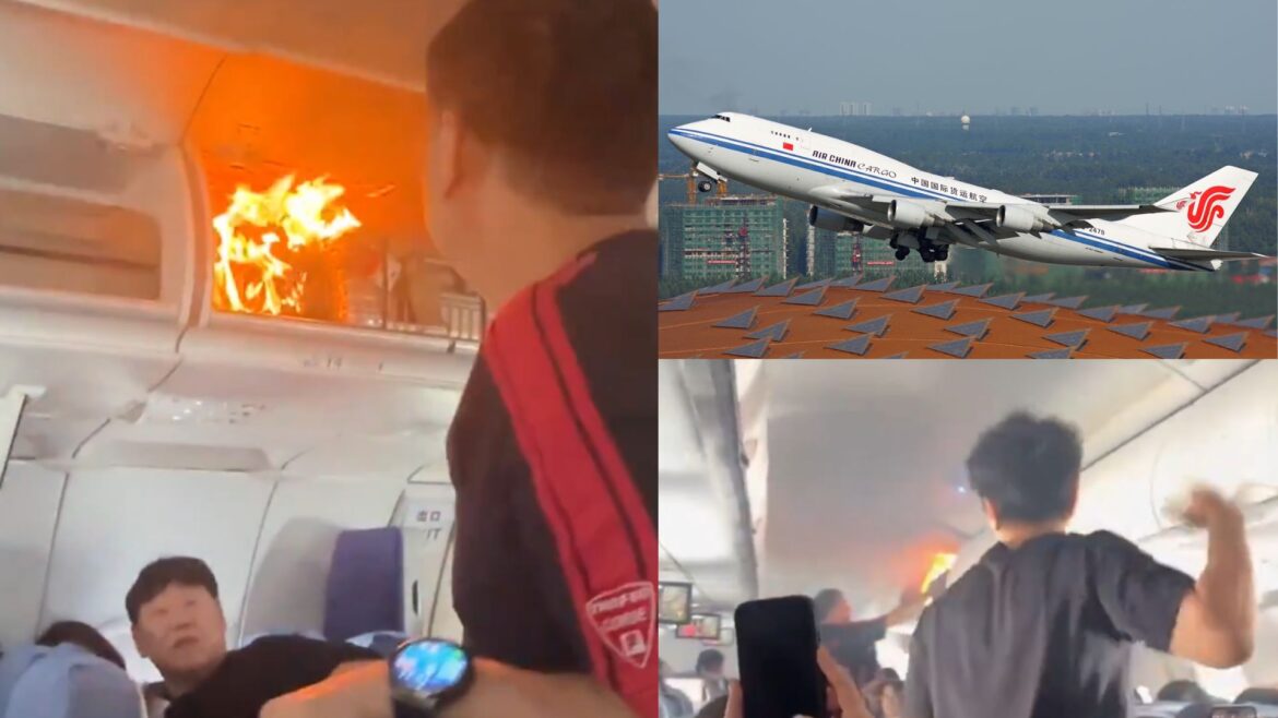 Pánico en las alturas: explota batería de litio en vuelo de Air China
