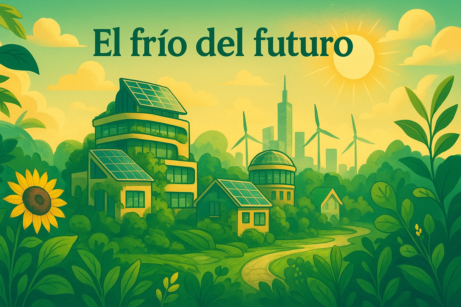 El frío del futuro: cómo el solarpunk nos enseña a abrazar el cambio climático con esperanza