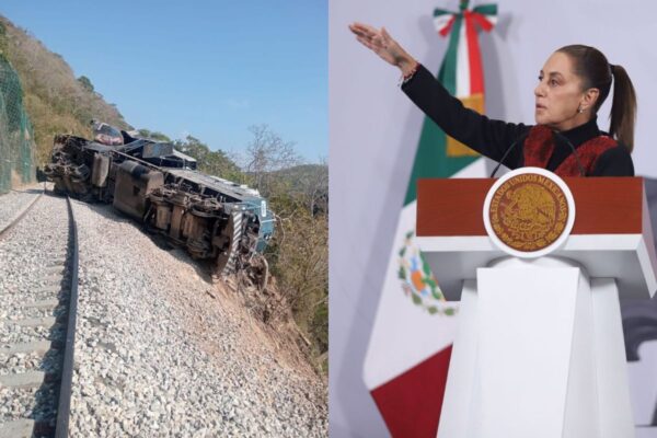 Sheinbaum promete reparación integral a víctimas del accidente del Tren Interoceánico