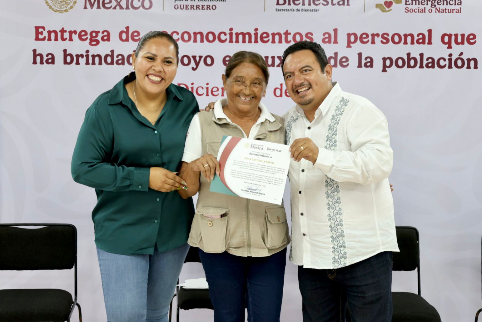 Iván Hernández reconoce la entrega y compromiso de las y los Servidores de la Nación; destaca labor humanitaria en Guerrero tras emergencias sociales