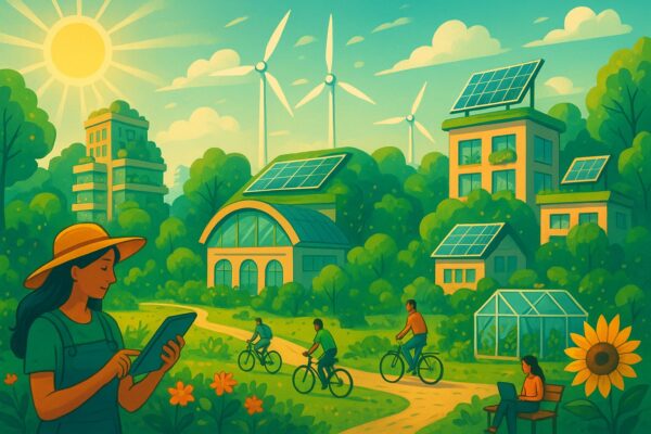 Evitar la economía tecno-feudal: una visión solarpunk para un futuro más justo