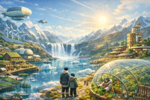 Groenlandia: imaginar el futuro correcto desde una visión solarpunk