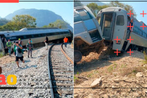 Maquinista del Tren Interoceánico detenido por ¿exceso de velocidad? en descarrilamiento de Oaxaca