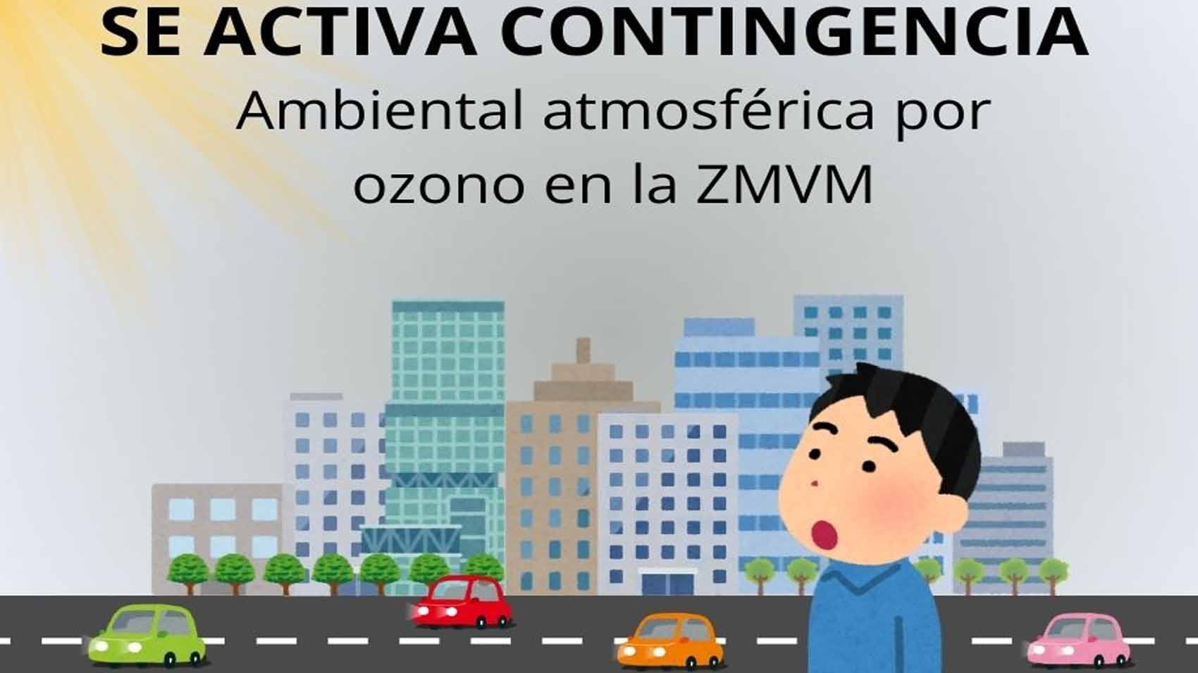 Activan Fase 1 de contingencia ambiental por ozono en el Valle de México; rige Doble Hoy No Circula