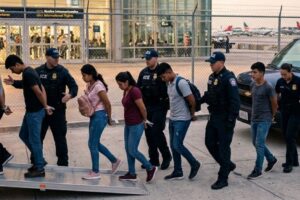 Trump amenaza con desplegar agentes del ICE en aeropuertos por bloqueo presupuestario