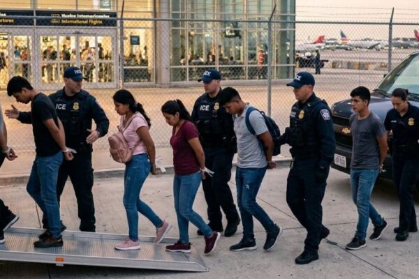 Trump amenaza con desplegar agentes del ICE en aeropuertos por bloqueo presupuestario