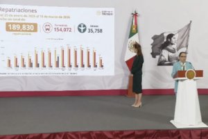 Reporta Segob 189,830 deportaciones de mexicanos bajo administración de Trump