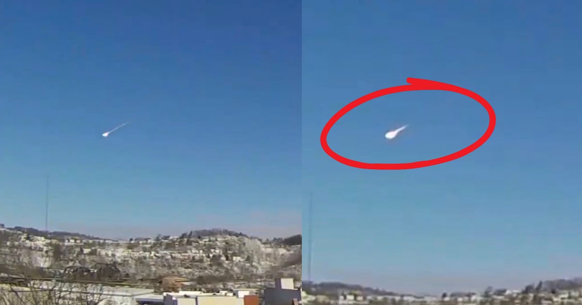 Meteorito de 7 toneladas cruza EE.UU. provocando explosión sonora