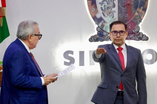 General brigadier Sinuhé Téllez López asume como secretario de Seguridad Pública de Sinaloa