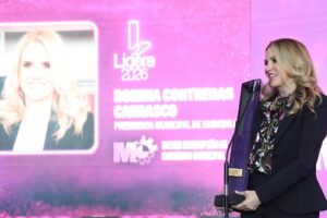 Romina Contreras recibe Premio Lidera 2026 por segundo año consecutivo
