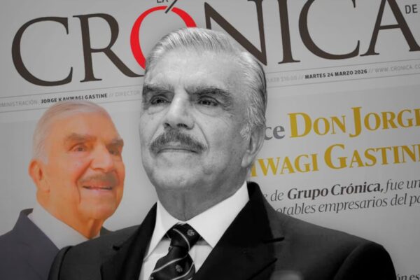 Fallece a los 85 años Jorge Kahwagi Gastine, fundador de Grupo Crónica